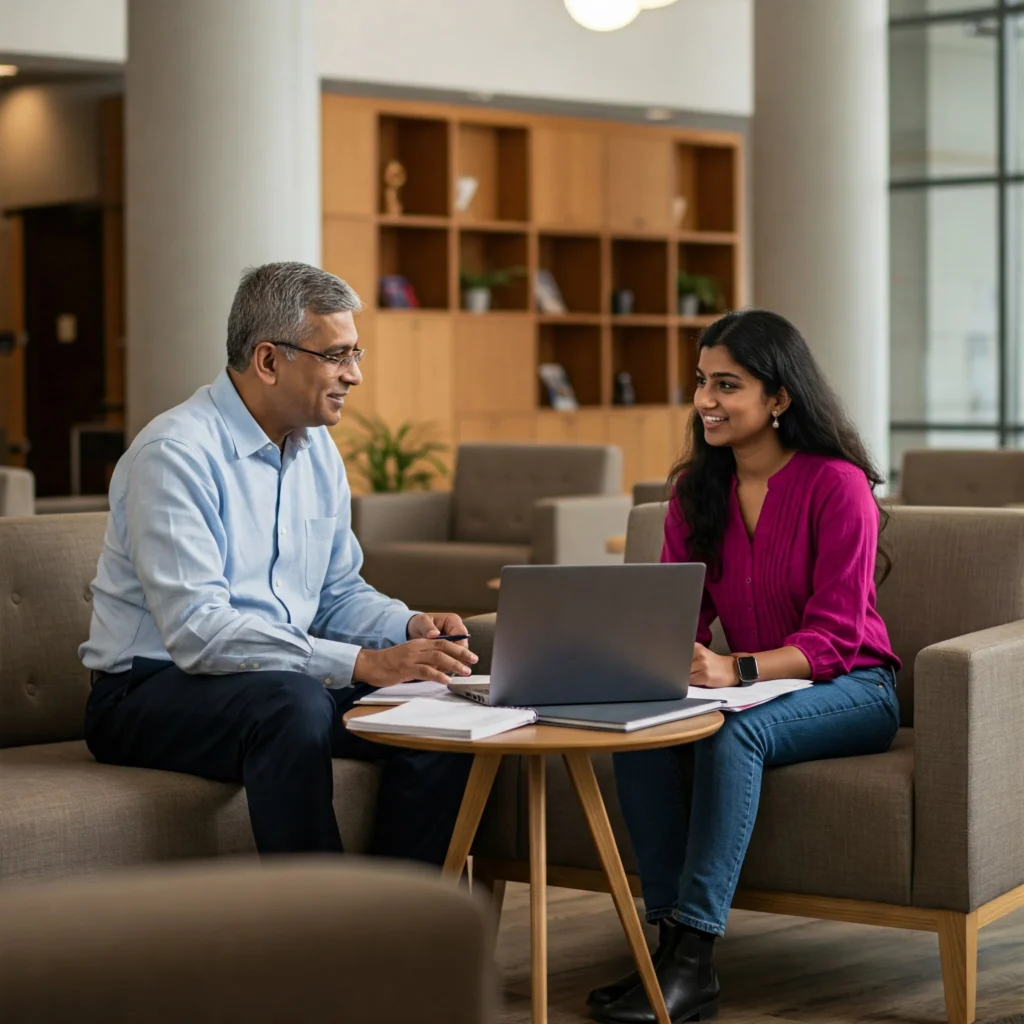 Professor student mentorship in college.